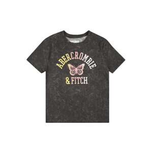 Abercrombie & Fitch Póló  világos sárga / sötétszürke / rózsaszín / fehér