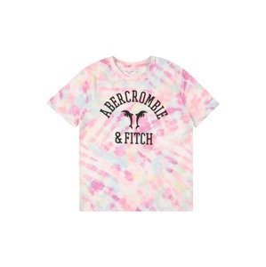Abercrombie & Fitch Póló  rózsaszín / őszibarack / világoskék / fekete