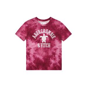 Abercrombie & Fitch Póló  világos-rózsaszín / fehér / bogyó