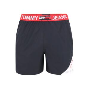 Tommy Hilfiger Underwear Rövid fürdőnadrágok  sötétkék / fehér / piros