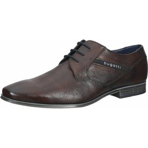 bugatti Fűzős cipő 'Morino'  sötét barna / fehér