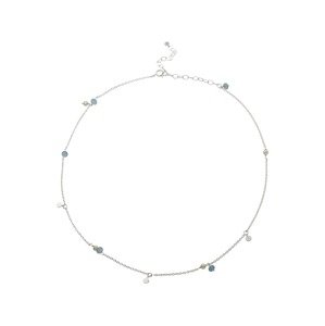 Pernille Corydon Jewellery Lánc 'Afterglow Sea'  ezüst / világoskék