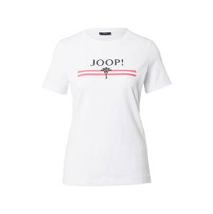 JOOP! Póló 'Tami'  fehér / fekete / rózsaszín
