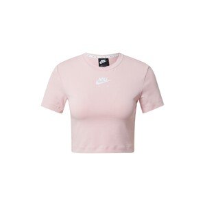 Nike Sportswear Funkcionális felső  világos-rózsaszín / fehér
