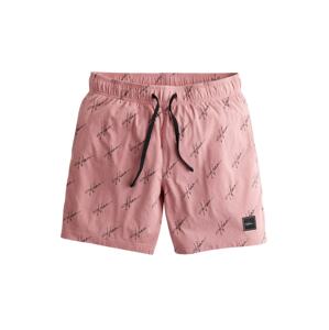 HOLLISTER Pizsama nadrágok  rózsaszín / fekete