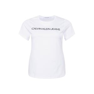 Calvin Klein Jeans Curve Póló  sötétkék / fehér
