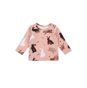 Walkiddy Shirt  rózsaszín / fehér / sötét barna