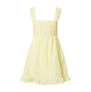 Cotton On Nyári ruhák 'FLORA FRILLY PINNY'  világos sárga