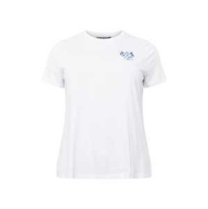 Lauren Ralph Lauren Plus Póló 'KATLIN'  kék / fehér