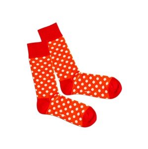 DillySocks Socken 'Whiteout'  világospiros / piros / fehér