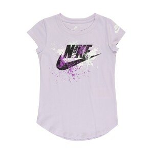 Nike Sportswear Póló  pasztellila / sötétlila / fekete / fehér