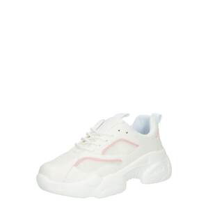 GLAMOROUS Rövid szárú edzőcipők  fehér / fáradt rózsaszín