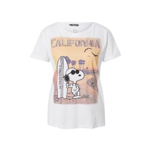 PRINCESS GOES HOLLYWOOD Póló 'Snoopy California'  fehér / vegyes színek