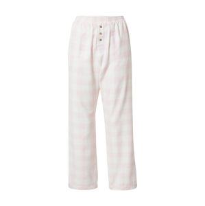 Cotton On Body Pizsama nadrágok  pasztell-rózsaszín / fehér