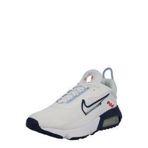 Nike Sportswear Rövid szárú edzőcipők 'AIR MAX 2090'  fehér / tengerészkék / piros