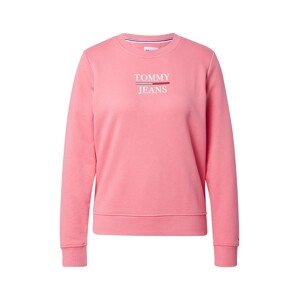 Tommy Jeans Tréning póló  rózsaszín / fehér / piros