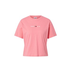 Tommy Jeans Póló  világos-rózsaszín / fehér / sötétkék / piros