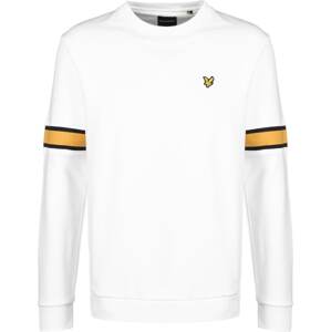 Lyle & Scott Tréning póló  fehér / fekete / sárga