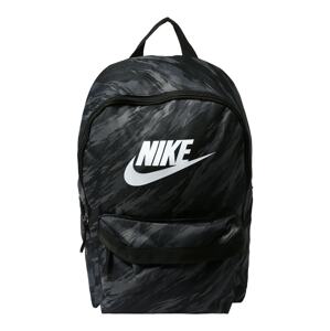 Nike Sportswear Hátizsák  fekete / fehér / szürke