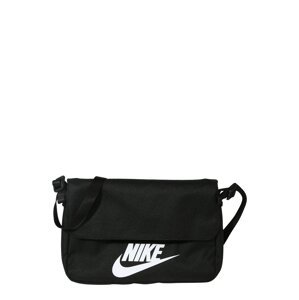 Nike Sportswear Válltáska  fekete / fehér