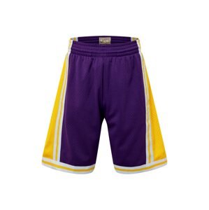 Mitchell & Ness Shorts  sötétlila / sárga / fehér