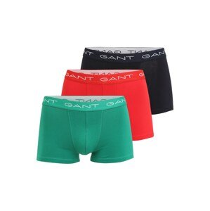 GANT Boxeralsók  zöld / piros / fekete / fehér