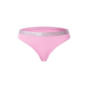 Calvin Klein Underwear String bugyik  ezüst / rózsaszín