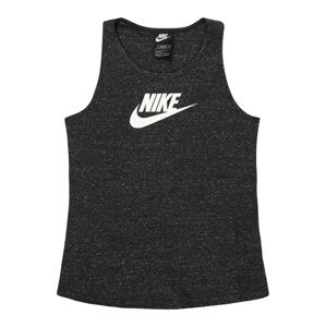 Nike Sportswear Póló  fehér / fekete melír