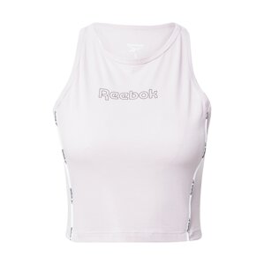 Reebok Sport Sport top  pasztell-rózsaszín / fekete / fehér