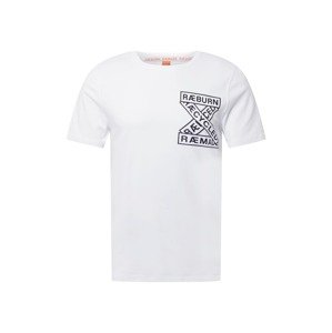 RÆBURN T-Shirt 'ETHOS'  fehér / fekete