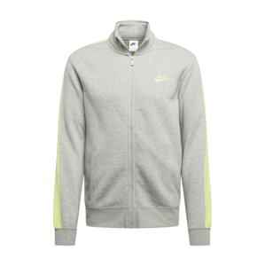 Nike Sportswear Tréning dzseki  világos sárga / szürke melír