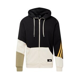 ADIDAS PERFORMANCE Sport szabadidős dzsekik  fekete / khaki / aranysárga / természetes fehér