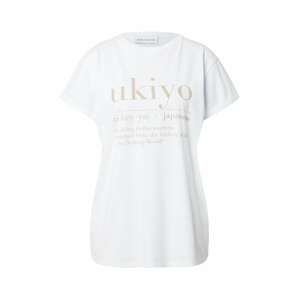 Karo Kauer Shirt 'Ukiyo'  fehér / világos bézs
