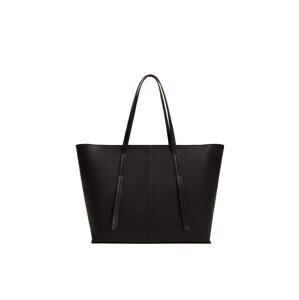 MANGO Shopper táska 'CALO'  fekete