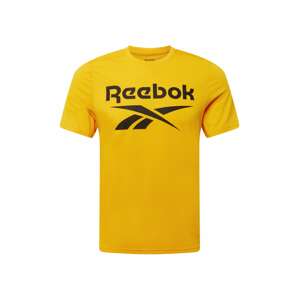 Reebok Sport Funkcionális felső  fekete / sárga