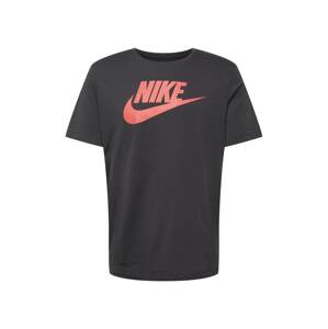 Nike Sportswear Póló  antracit / világospiros