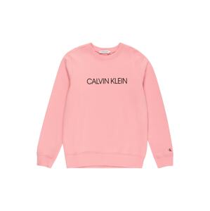 Calvin Klein Jeans Tréning póló 'Institutional'  rózsaszín / fekete
