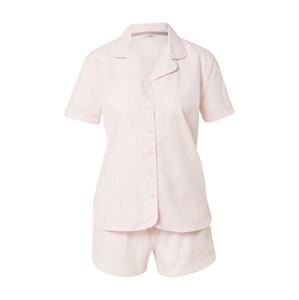 ESPRIT Pizsama  pasztell-rózsaszín / fehér