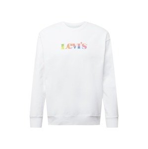 LEVI'S Tréning póló  fehér / zöld / mályva / kék