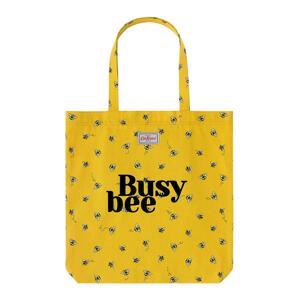 Cath Kidston Shopper táska 'Busy Bee'  világos sárga / fekete / fehér