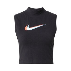 Nike Sportswear Top  narancs / fekete / fehér