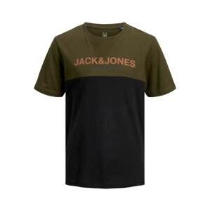 Jack & Jones Junior Póló  olíva / éjkék / sötét narancssárga