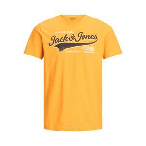 Jack & Jones Junior Póló  világos narancs / fekete / fehér