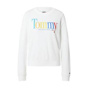 Tommy Jeans Tréning póló  kék / világoskék / világos narancs / piros / fehér