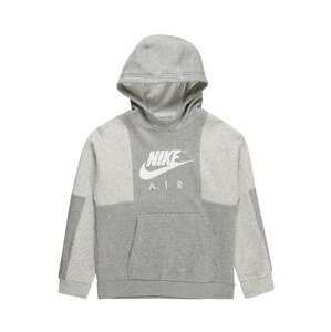 Nike Sportswear Tréning póló  világosszürke / szürke melír / fehér