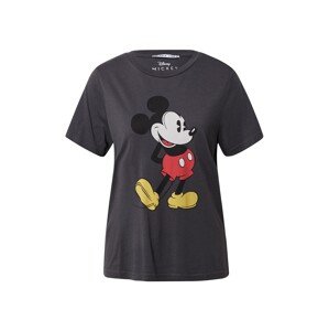 CATWALK JUNKIE Póló 'Mickey'  sárga / antracit / piros / fekete / fehér