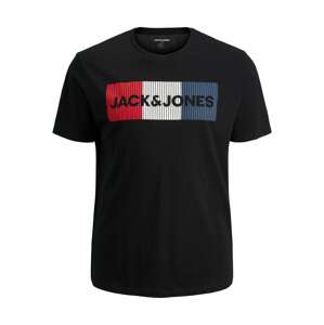 Jack & Jones Plus Póló  tengerészkék / piros / fekete / fehér