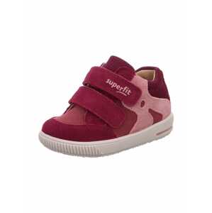 SUPERFIT Tipegő cipők 'MOPPY'  rubinvörös / pasztellpiros / fáradt rózsaszín