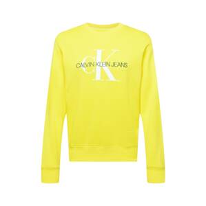 Calvin Klein Jeans Tréning póló  limone / fekete / fehér
