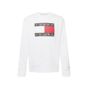 Tommy Jeans Tréning póló  fehér / khaki / antracit / tűzpiros / greige